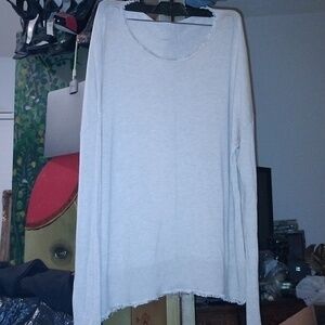 cute raveled edge top